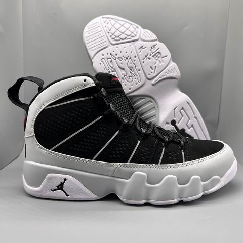 Air Jordan 9 Nike AJ IX Men's Basketball Shoes Black Grey-11